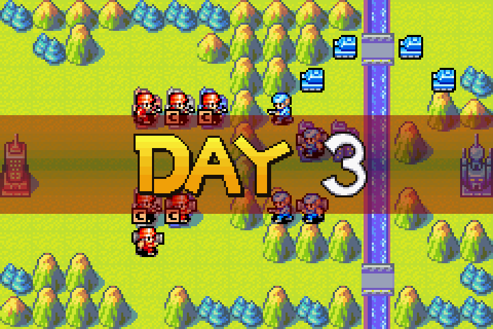 Day 3 map — nothing changed from plan, continuing to hold the choke point and advance the covert infantry