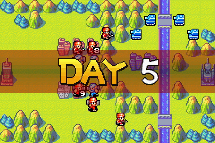 Day 5 map — Operation Silent Spear unfolding on schedule, covert infantry adjacent to Olaf’s HQ