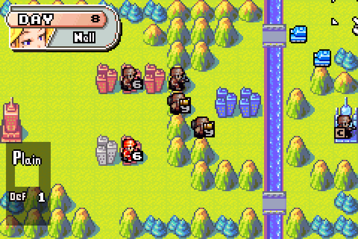 Third bait fully set — mechs showing low-ammo warning icon, one bazooka round each remaining