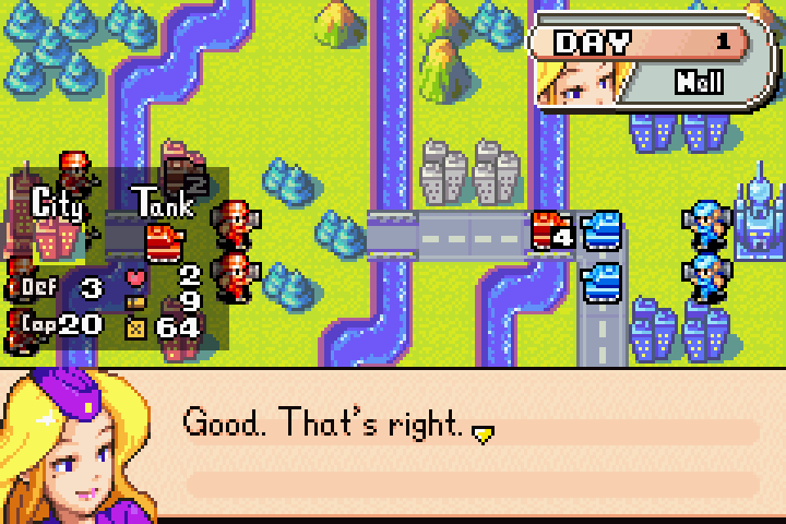 Nell confirming the tank will recover 2 HP each turn it stays on the city