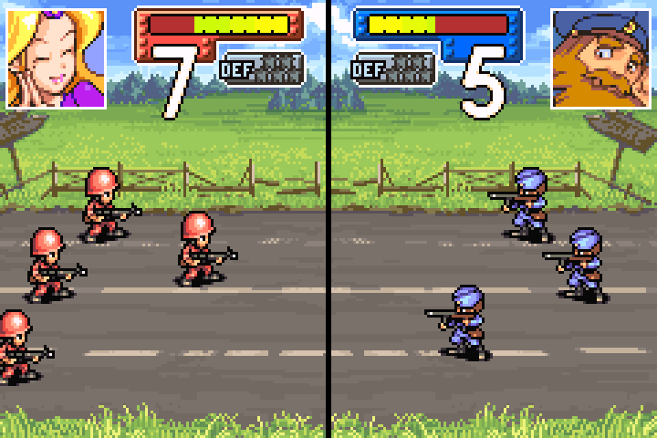 Infantry advancing to attack Olaf’s mech now that the tank is out of the way