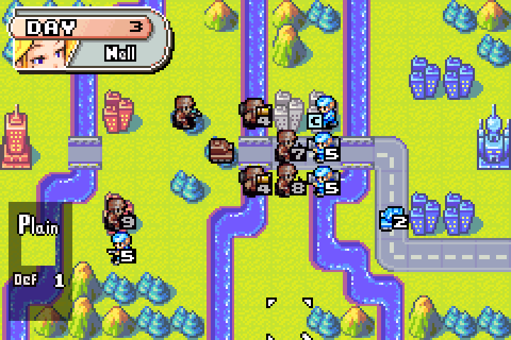 Orange Star infantry continuing the counteroffensive against Olaf’s weakened ground forces