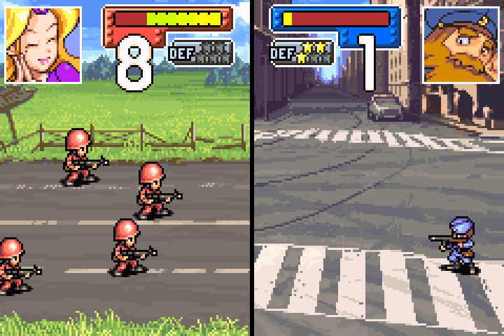 Infantry follows up on the damaged enemy infantry — hoping to finish it off