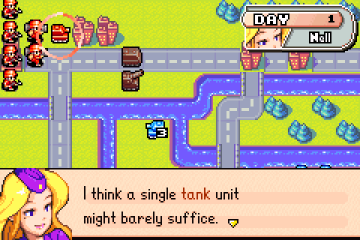 Tank deploying to block the bridge and protect the northern city from Olaf’s tanks