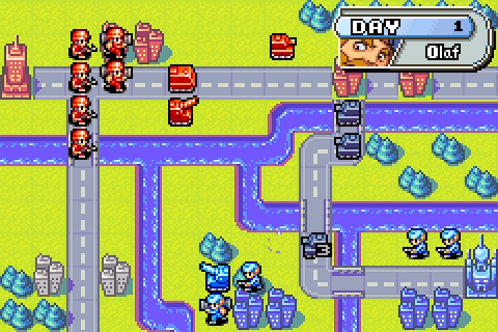 All of Olaf’s tanks advancing north — now possible to block all of them at the bridge