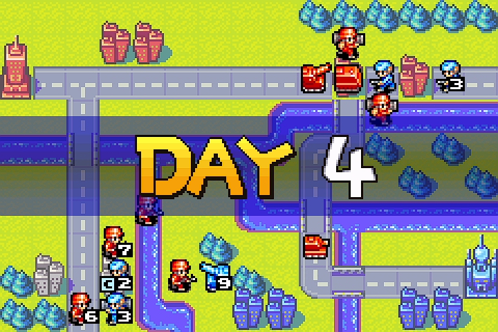 Olaf’s Enemy Day 4 — only his artillery and a few infantry remain; defeat is inevitable