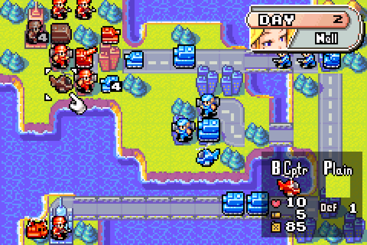 Pulling Orange Star units back to safer positions to minimize losses from Olaf’s advancing forces