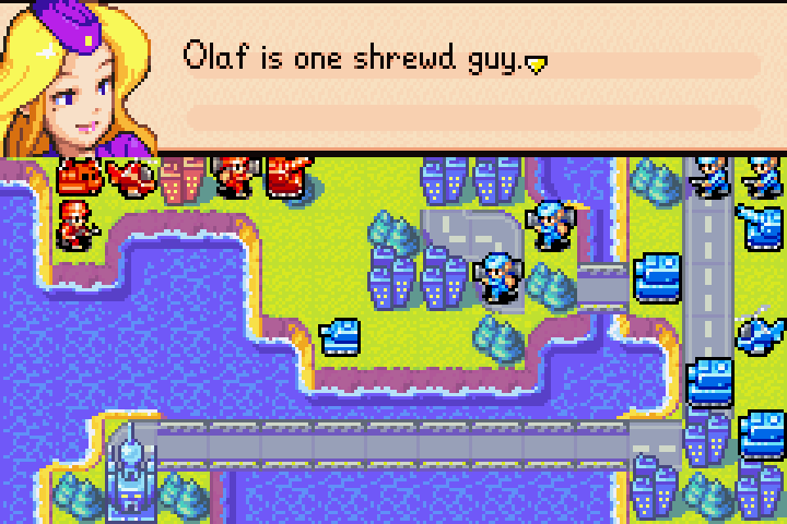 Nell pointing out Olaf’s deployed units and how he’s always one step ahead