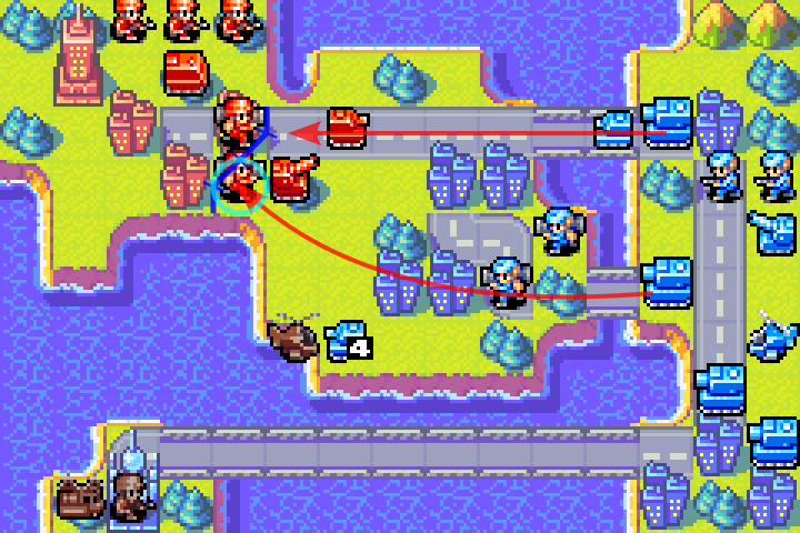 Overview map showing the defensive choke point we need to hold